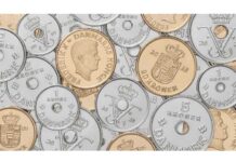 Daniýa Patyşa Frederikiň şekili goýlan täze şaýylyklary çykardy