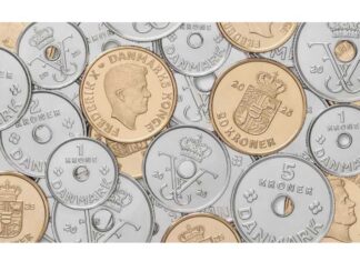 Дания представила новые монеты с изображением короля Фредерика