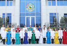 Awazada Gurbanguly Berdimuhamedow adyndaky haýyr-sahawat gaznasynyň şahamçasy açyldy