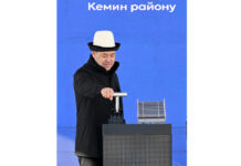 Gyrgyzystanda ilkinji Gün energiýa bekedi açyldy