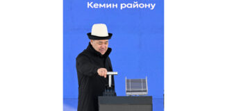 Gyrgyzystanda ilkinji Gün energiýa bekedi açyldy