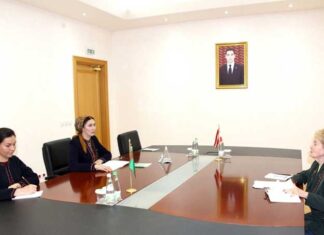 Встреча в МИД Туркменистана с главой Австрийско-Туркменского общества