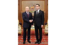 Meeting of the President of Turkmenistan with the President of the Russian Federation