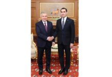 Türkmenistanyň Prezidenti Özbegistan Respublikasynyň Prezidenti bilen duşuşdy