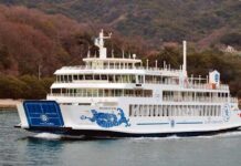 Özbaşdak hereket edýän ýolagçy gämisi