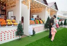 В Туркменистане открылись новогодние ярмарки