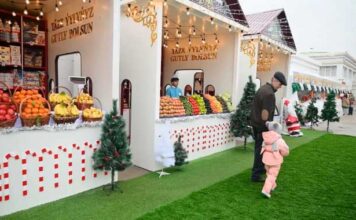 В Туркменистане открылись новогодние ярмарки