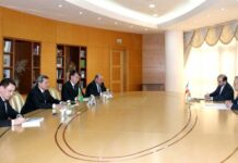 Daşary işler ministri Eýran Yslam Respublikasynyň Türkmenistandaky Adatdan daşary we Doly ygtyýarly Ilçisi bilen duşuşdy