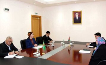 Состоялась встреча с Чрезвычайным и Полномочным Послом Государства Палестина в Туркменистане