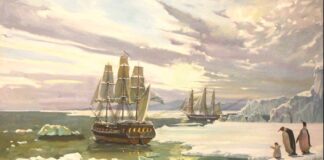 Antarktida adam aýagynyň basmagy