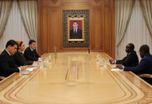 Türkmenistanyň Mejlisinde Çad Respublikasynyň Ilçisi Ynanç hatyny gowşurdy