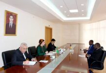 Çad Respublikasynyň Türkmenistandaky Ilçisi ynanç hatlarynyň nusgalaryny gowşurdy