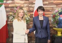 The leaders of Japan and Italy agreed to cooperate in economic security and space