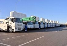 Коммунальные службы Ашхабада получили масштабное обновление автопарка