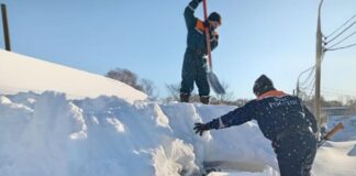 Kamçatkada 30 ýylyň iň köp gary