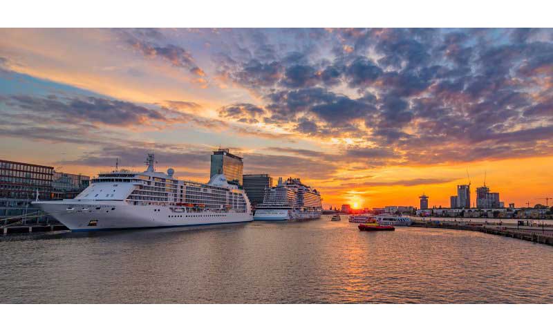 netherlands-holland-amsterdam sea port