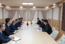 Türkmenistanyň Döwlet migrasiýa gullugynda Türkiýe Respublikasynyň Adatdan daşary we Doly ygtyýarly ilçisi bilen duşuşyk geçirildi