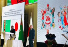 Aşgabatda Ýaponiýanyň Imperatorynyň doglan güni mynasybetli kabul edişlik guraldy