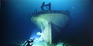 Miçigan kölünde 150 ýyl ozal batan gämi tapyldy