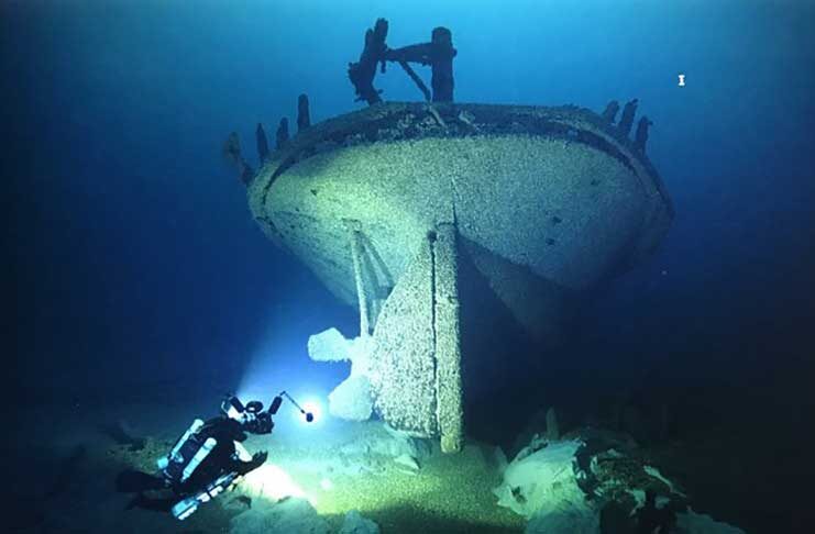 Miçigan kölünde 150 ýyl ozal batan gämi tapyldy