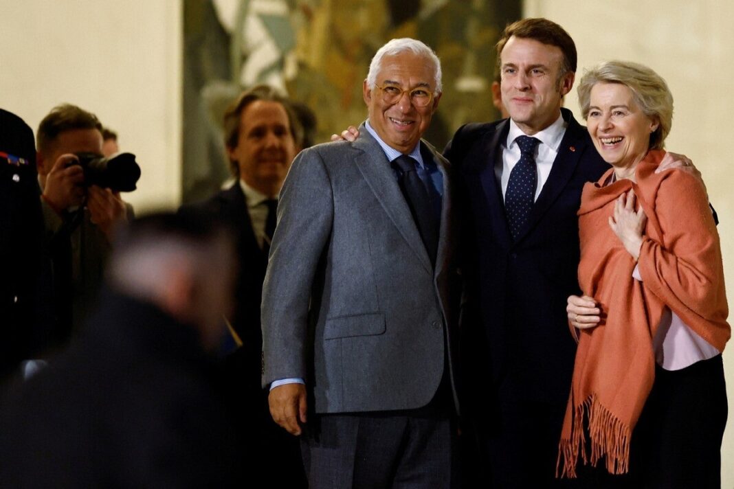 antonio costa ursula von der laven macron