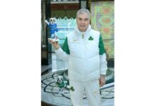 The Chairman of the Khalk Maslakhaty visited the Ashgabat Olympic Village