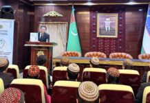 Daşkentde ýylyň şygary mynasybetli çäre we Türkmenistanyň Prezidentiniň kitabynyň tanyşdyrylyş dabarasy geçirildi