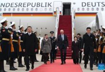 Germaniýanyň Kansleri resmi sapar bilen Hytaýa bardy