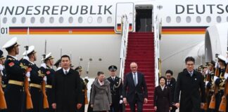 Germaniýanyň Kansleri resmi sapar bilen Hytaýa bardy