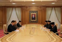 Indoneziýa Respublikasynyň Adatdan daşary we Doly ygtyýarly Ilçisi Ynanç hatyny gowşurdy