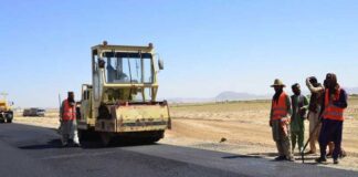 Kandagarda iri ýol taslamasyna badalga berildi