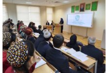 Türkmenistanyň ýokary okuw mekdepleriniň mugallymlary we talyplary üçin eýranly mugallymlaryň gatnaşmagyndaky hünär kämilleşdiriş okuw sapaklary başlady