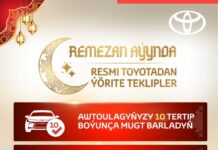 Toyota Oraza aýy mynasybetli awtoulag eýeleri üçin ýörite teklip hödürleýär