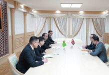 Türkmenistanyň Döwlet migrasiýa gullugynda Beýik Britaniýanyň we Demirgazyk Irlandiýanyň Birleşen Patyşalygynyň ilçisi bilen iş duşuşygy geçirildi