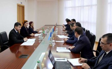 Состоялась встреча с Постоянным координатором ООН в Туркменистане и Послами стран ЦА