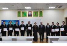 Diplomatik protokol boýunça gysga möhletli okuw tamamlandy