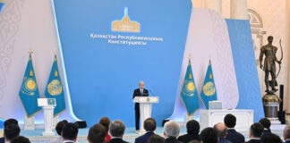 Gazagystanda täze Konstitusiýa mynasybetli baýramçylyk döredildi