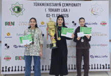 Лала Шохрадова возвращает себе титул чемпионки Туркменистана по шахматам