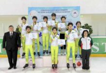 В Ашхабаде прошло открытое первенство спортивной школы по шорт-треку