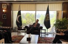 Türkmenistan bilen Pakistanyň parlamentara hyzmatdaşlygynyň geljegi ara alnyp maslahatlaşyldy