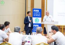 A lesson was held in Ashgabat as part of the FIFA for Schools project