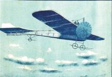 Iňlis kanalyndan geçen ilkinji uçar