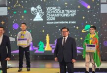 Туркменский школьник успешно выступил в азиатском этапе командного первенства мира среди школьников