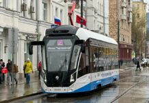 Moskwada dünýäniň iň uzyn tramwaý ugry açyldy