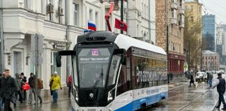 Moskwada dünýäniň iň uzyn tramwaý ugry açyldy