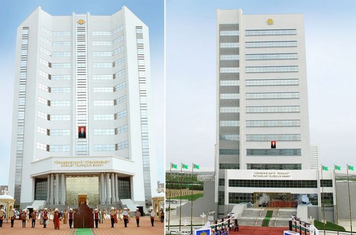 bank turkmenbashy and senagat