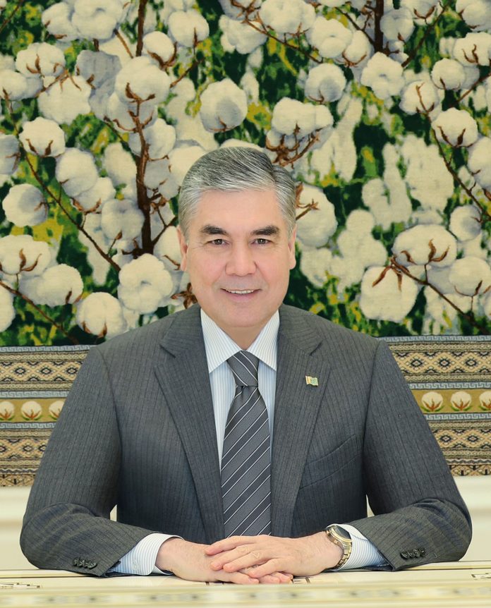 president of turkmenistan accepted new UK ambassador to turkmenistan 110121-PR