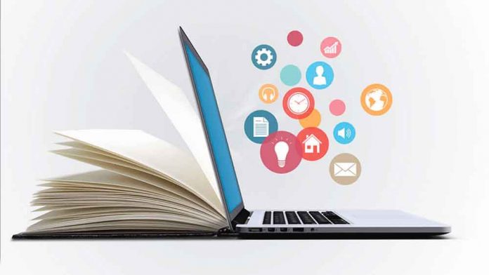 laptop-digital-book-concept-creative-education-school-prezi-presentation-template-sanly-bilim