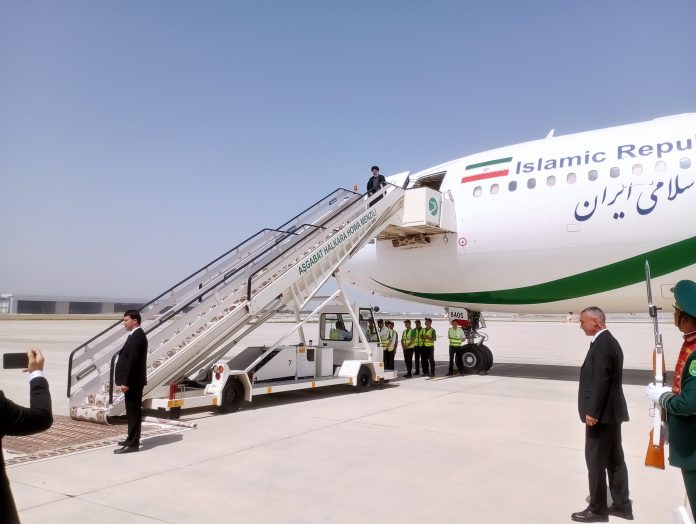 iran president in turkmenistan