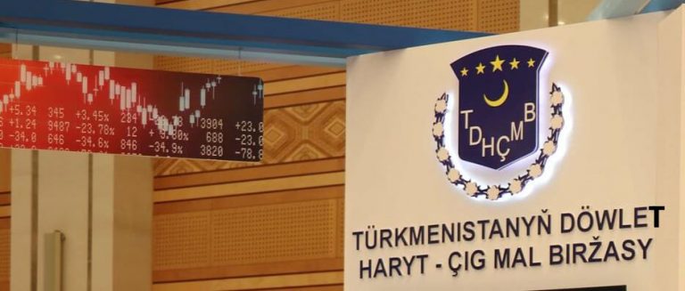 Birža söwdalarynda geleşikleriň bahasy 3 million 709 müň dollardan gowrak boldy